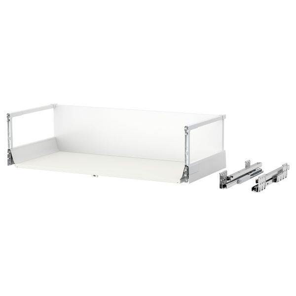 Ящик, высокий, белый 80x37 см IKEA MAXIMERA МАКСИМЕРА 303.680.92 - фото 1