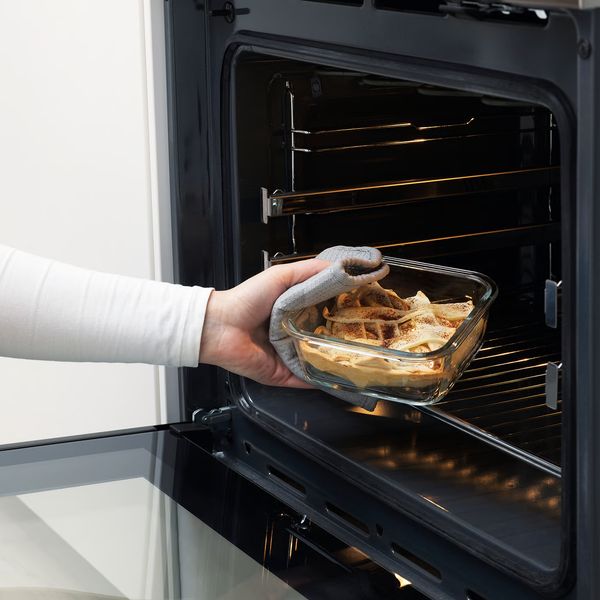 IKEA 365+ Контейнер для продуктов с крышкой - четырехугольной формы стекло/пластик 600 мл - фото 4