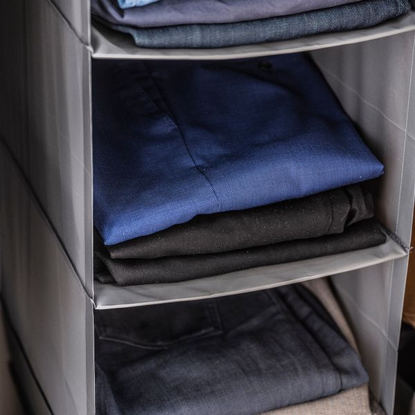 Модуль для хранения с 6 отделениями, темно-серый 35x45x125 см IKEA SKUBB СКУББ 304.729.94 - фото 3