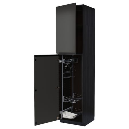 Высокий шкаф с отделением для аксессуаров для уборки IKEA METOD МЕТОД 794.955.88