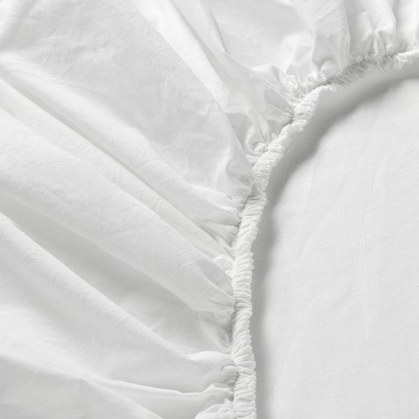 DVALA Простыня натяжная - белый 80x200 см - фото 2