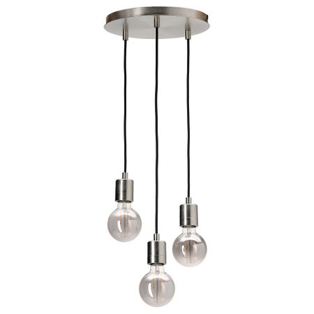 Подвесной светильник с лампочкой, 95 mm IKEA MOLNART/SKAFTET 794.818.93