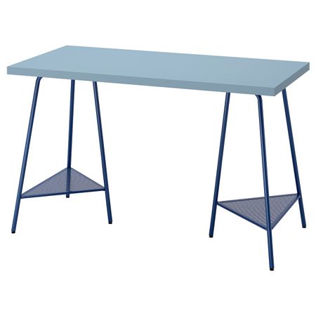 Письменный стол, голубой/темно-синий 120x60 см IKEA LAGKAPTEN ЛАГКАПТЕН / TILLSLAG ТИЛЛЬСЛАГ 694.169.97