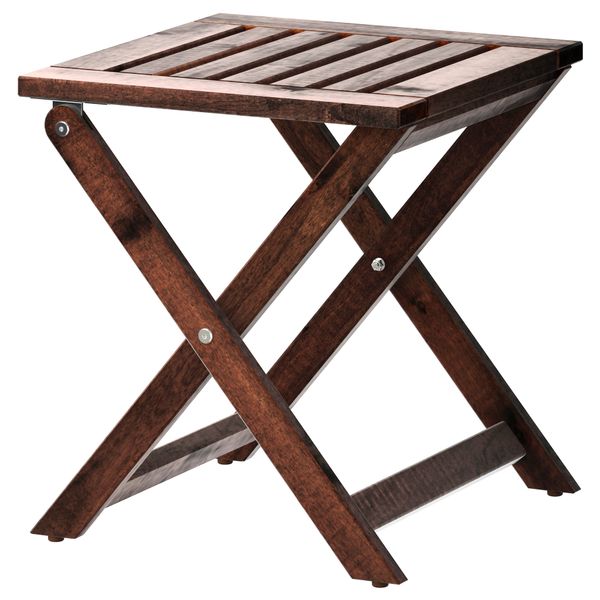 Садовый табурет ЭПЛАРО, складной коричневый коричневая морилка - фото 1