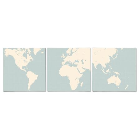 Картина, 3 шт ПЬЕТТЕРИД, Карты (25x25 см)