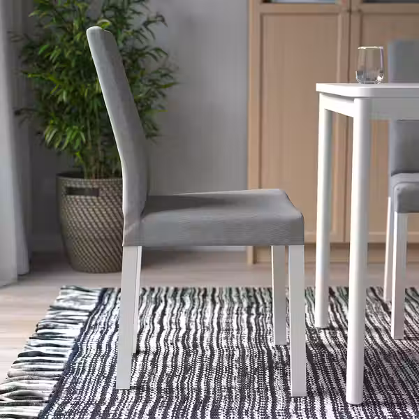 KÄTTIL КЭТТИЛ Стул - белый/Knisa светло-серый - фото 4