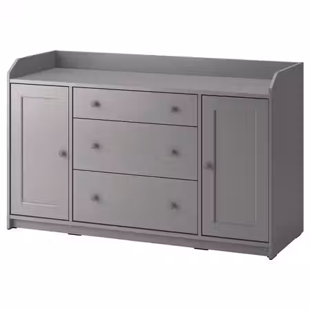 HAUGA Сервант - серый 140x84 см