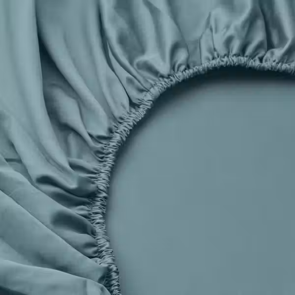 NATTJASMIN Простыня натяжная - сине-зеленый 160x200 см - фото 2