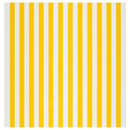 Ткань, в широкую полоску, белый, желтый 150 см IKEA СОФИА 004.210.53