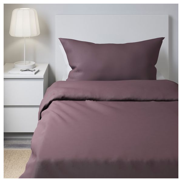 Пододеяльник и 1 наволочка ГЭСПА, темно-сиреневый (150x200/50x70 см) - фото 4