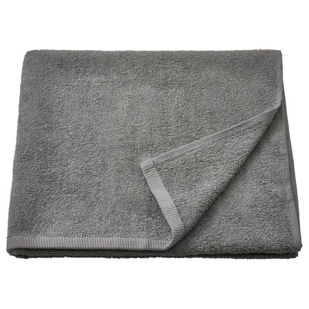 Банное полотенце, серый 70x140 см IKEA DIMFORSEN ДИМФОРСЕН 805.128.60