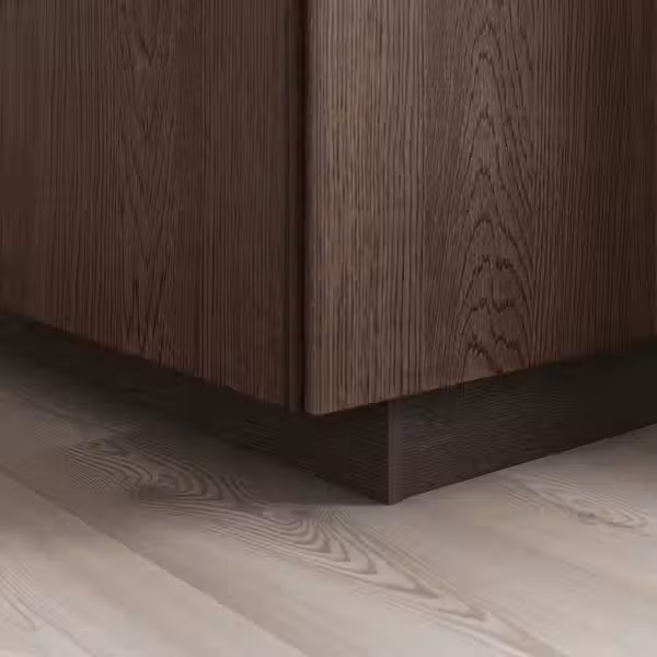 SINARP Цоколь - коричневый под дерево 220x8 см - фото 2