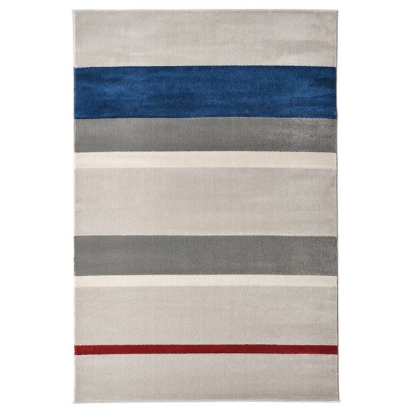 Ковер, короткий ворс, серый/разноцветный 133x195 см IKEA LILLEVORDE ЛИЛЛЕВОРДЕ 904.526.86 - фото 1