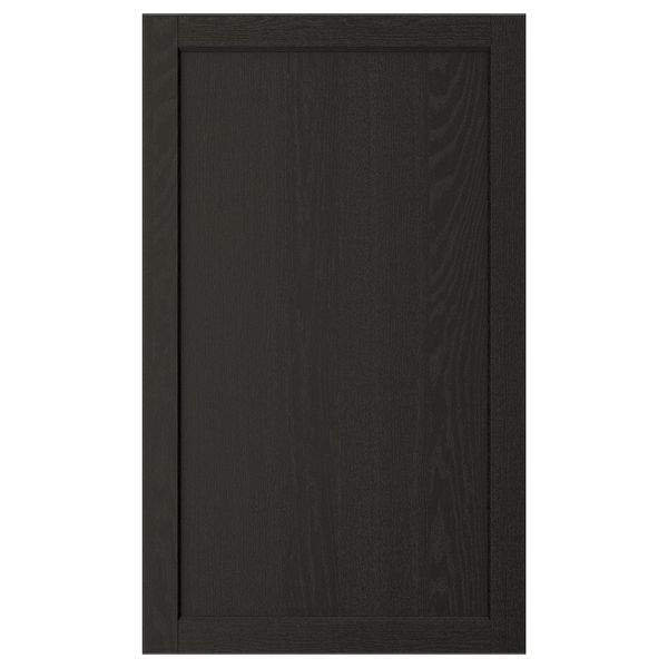 Дверь, черная морилка 60x100 см IKEA LERHYTTAN ЛЕРХЮТТАН 003.564.96 - фото 1