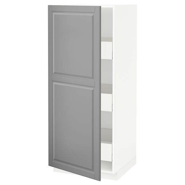 Высокий шкаф с ящиками, 60x60x140 cm IKEA METOD МЕТОД, MAXIMERA МАКСИМЕРА 693.600.47 - фото 1
