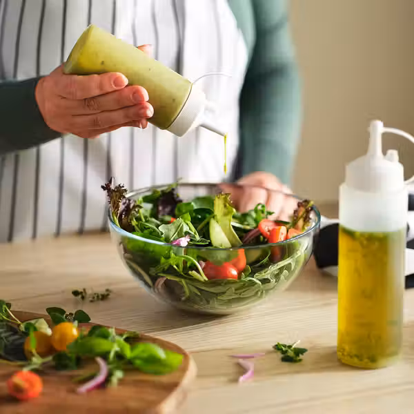 GRILLTIDER Бутылка с носиком - белый/прозрачный 200 мл - схема-чертеж с размерами