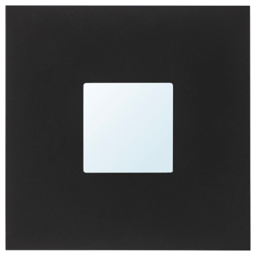 Зеркало, черный, 26x26 см IKEA МАЛЬМА 303.692.61 - фото 1