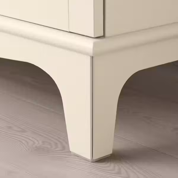 LOMMARP Шкаф со стеклянными дверцами - светло-бежевый 86x199 см - фото 10