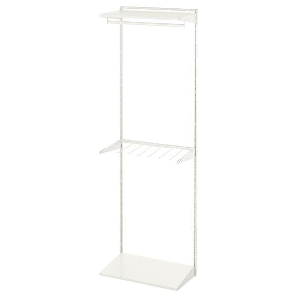 Гардероб, комбинация, белый 62x40x201 см IKEA BOAXEL БОАКСЕЛЬ 793.323.65 - фото 1