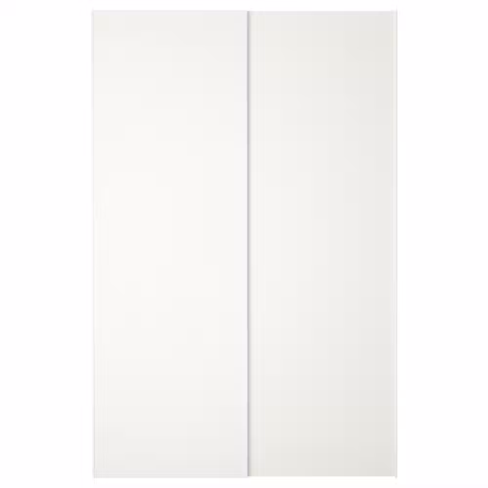 HASVIK Пара раздвижных дверей - белый 150x236 см - фото 1