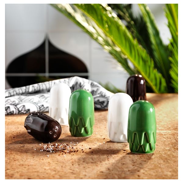 Солонка, перечница ТИЛЛФЭЛЛЕ, разные цвета - схема-чертеж с размерами