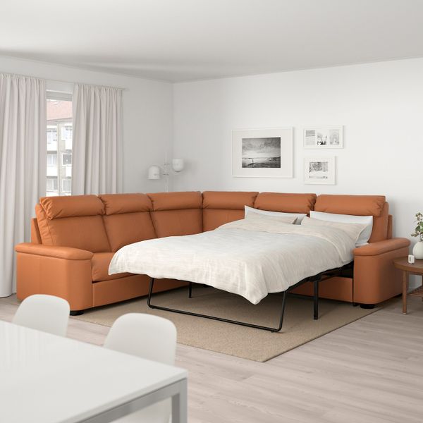 Угловой диван-кровать, 5-местный, Гранн/Бумстад золотисто-коричневый IKEA LIDHULT ЛИДГУЛЬТ 892.661.62 - фото 3
