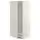 METOD Высокий шкаф д/холодильн/морозильн - белый/Havstorp бежевый 60x60x140 см