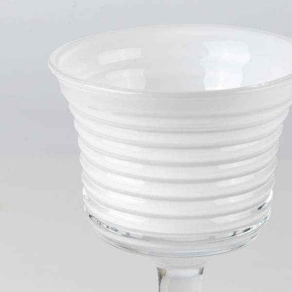 Подсвечник для греющей свечи, 3 шт, прозрачное стекло/стекло белый IKEA INBJUDEN ИНБЬЮДЕН 404.913.36 - фото 2