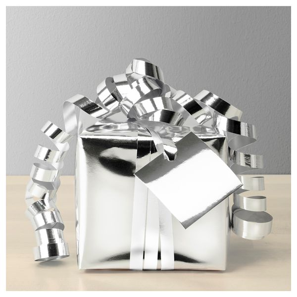 Рулон оберточной бумаги ВИНТЕР 2016, серебристый (2x0.7 м) - схема-чертеж с размерами