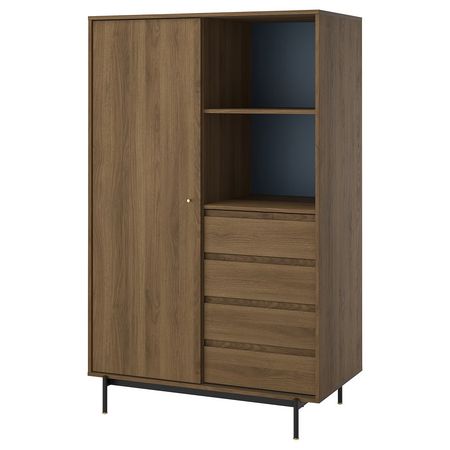 RÅDMANSÖ Гардероб - коричневый под грецкий орех 118x64x190 см