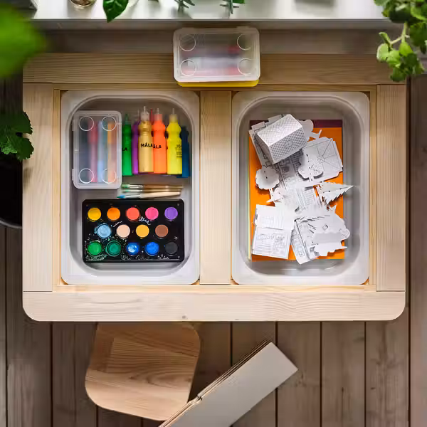 MÅLA Макет города картонный, 10 предм. - схема-чертеж с размерами