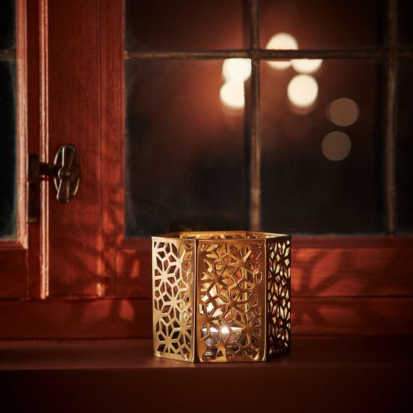 Подсвечник для греющей свечи, золотой 10 см IKEA LJUVARE ЛЬЮВАРЕ 404.921.28 - схема-чертеж с размерами