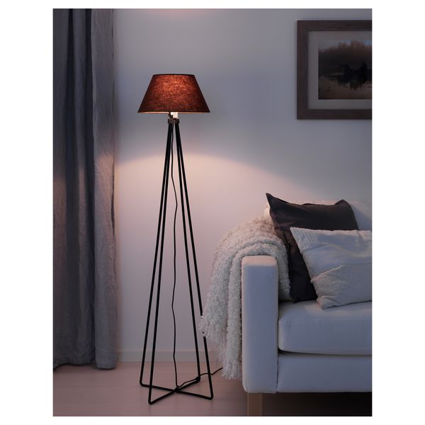 Основание напольный светильник ОСТОРП, черный - фото 2