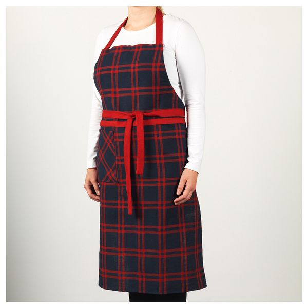 Фартук ВИНТЕР 2018, темно-синий, красный - фото 2