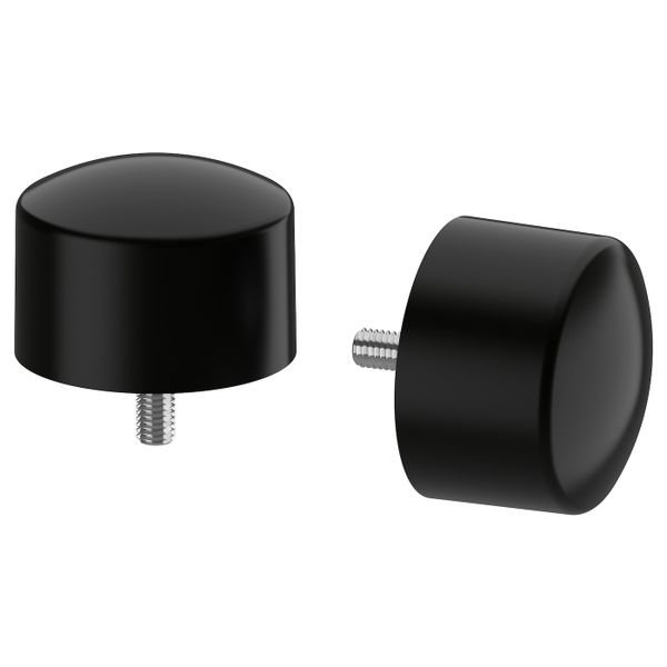 Наконечники, 2 шт., черный IKEA RAFFIG РАФФИГ 103.706.99 - схема-чертеж с размерами