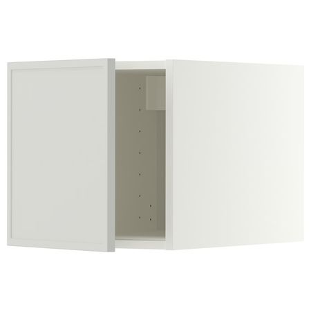 METOD Верхний шкаф - белый/Aspudden светло-серый 40x40 см