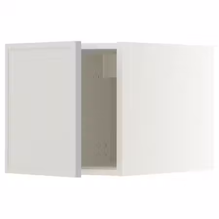 METOD Верхний шкаф - белый/Aspudden светло-серый 40x40 см