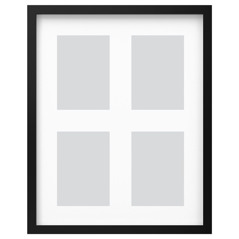 Рама для 4 картин, черный, 40x50 см IKEA RÖDALM 505.537.34 - фото 1