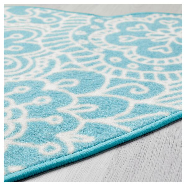 Ковер ВЭНСКАПЛИГ, бирюзовый (67x61 см) - фото 2