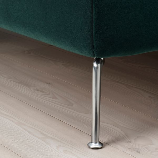 Каркас кровати с обивкой, 160x200 см, Djuparp темно-зеленый IKEA TUFJORD ТЮФЬЁРД 104.464.11 - фото 10