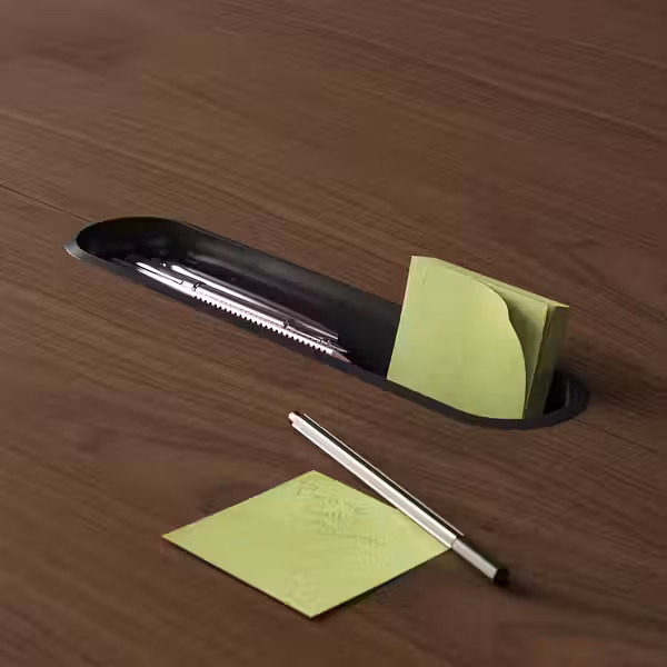 MITTZON МИТТЗОН Конференц-стол - круглой формы шпон грецкого ореха/чёрный 120x75 см - фото 7