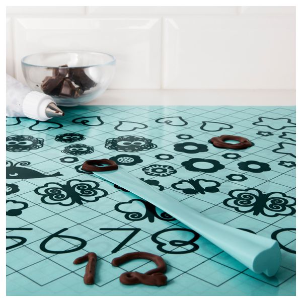 Лист для раскатывания теста и нож СОККЕРТАКА, голубой - фото 3