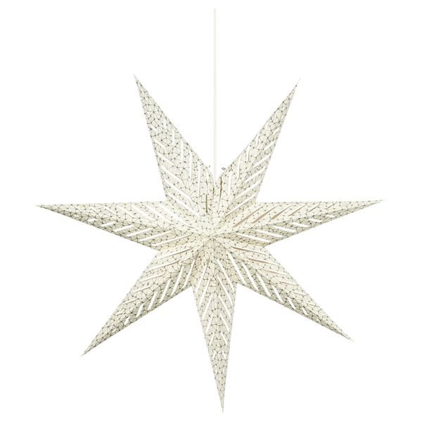 Подвесной светильник СТРОЛА, звезда белый (70 см) - схема-чертеж с размерами