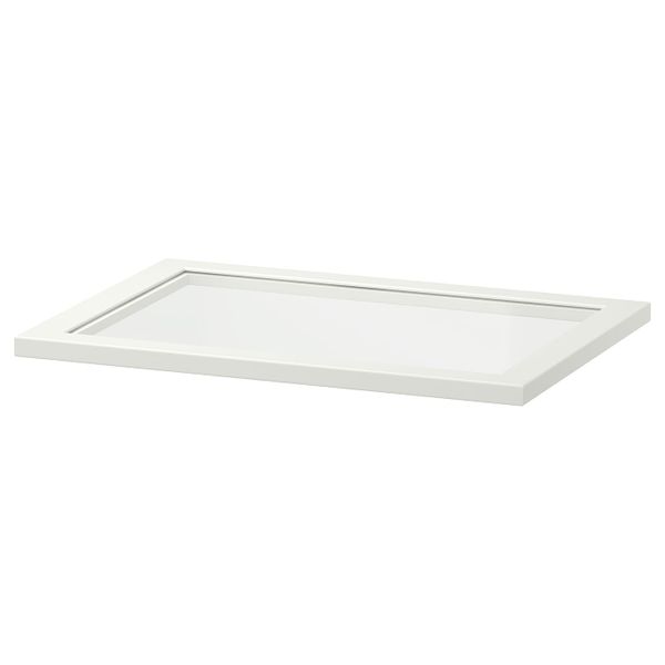 Полка стеклянная, белый 50x35 см IKEA KOMPLEMENT КОМПЛИМЕНТ 004.339.80 - фото 1