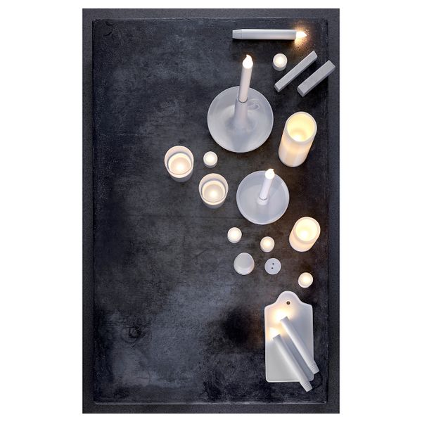 Светодиодная свеча, с батарейным питанием/естественный 20 см IKEA LJUSANDE ЛЬЮСАНДЕ 703.617.72 - фото 4