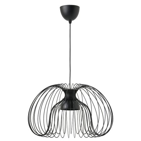 Подвесной светильник, черный, 52 см IKEA HEMMAHOS ХЕММАХОС, KALLFRONT КАЛЛЬФРОНТ 395.638.81