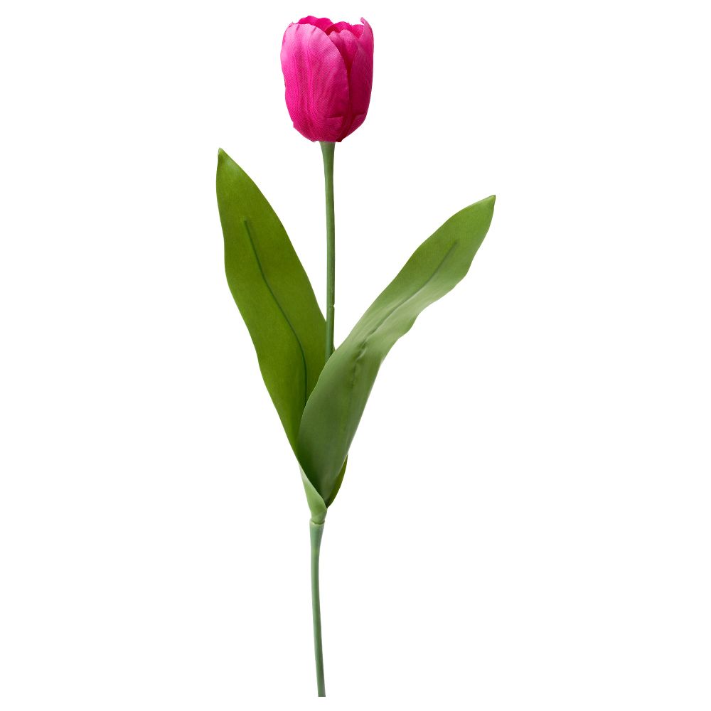 Цветок искусственный СМИККА, Тюльпан темно-розовый (40 см) - фото 1