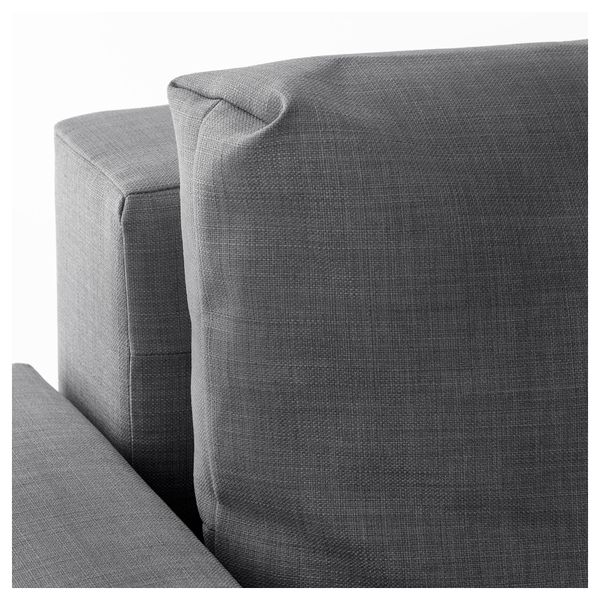 Диван-кровать 3-местный ФРИХЕТЭН, Шифтебу темно-серый - фото 6