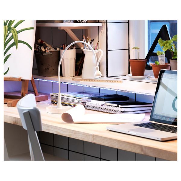 Рабочая лампа, светодиодная, белый, 60 см IKEA ЯНШО 903.605.97 - фото 5