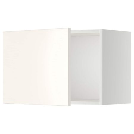 Шкаф навесной, белый/Веддинге белый 60x40 см IKEA METOD МЕТОД 592.240.79